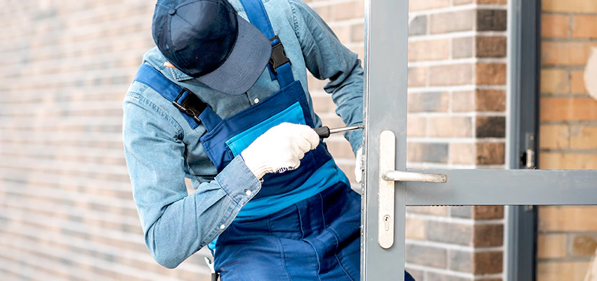 Pivot Storefront Door Locks Installation in Castaic, California